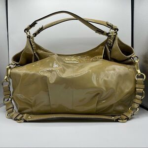 Coach Madison camel Patent Leather Extra Large XL Tote